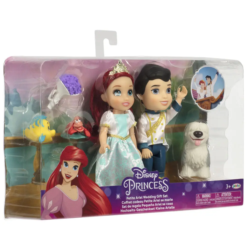 Disney Mała Syrenka Ariel + Eric lalki 15 cm zdjęcie produktu