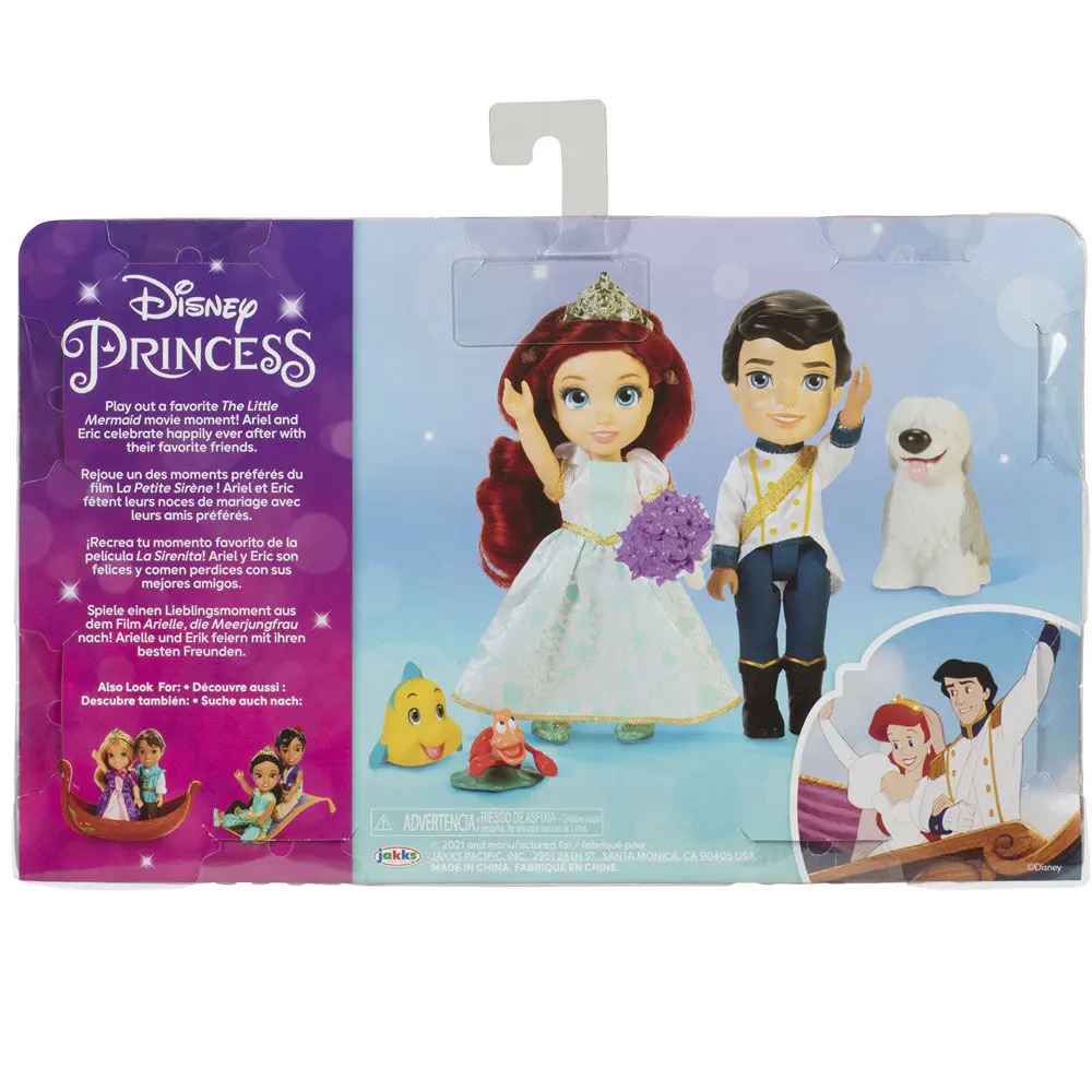 Disney Mała Syrenka Ariel + Eric lalki 15 cm zdjęcie produktu