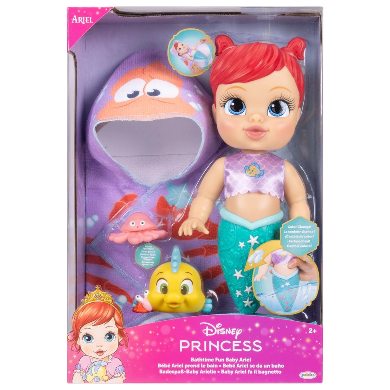 Disney The Little Mermaid Ariel lalka niemowlęca 30 cm zdjęcie produktu