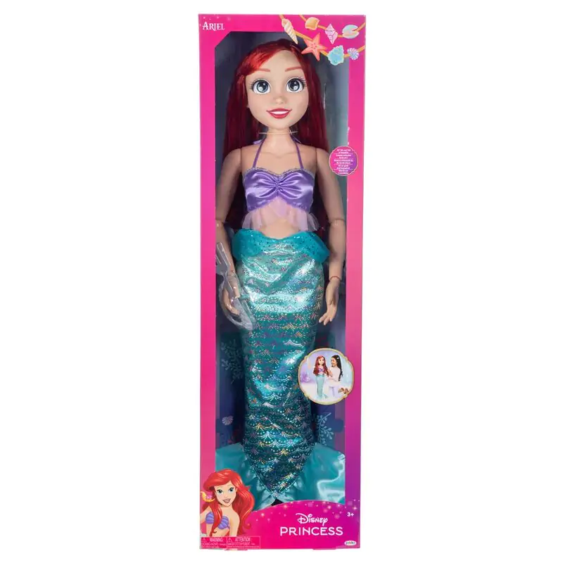 Disney Mała Syrenka Lalka Ariel 80 cm zdjęcie produktu