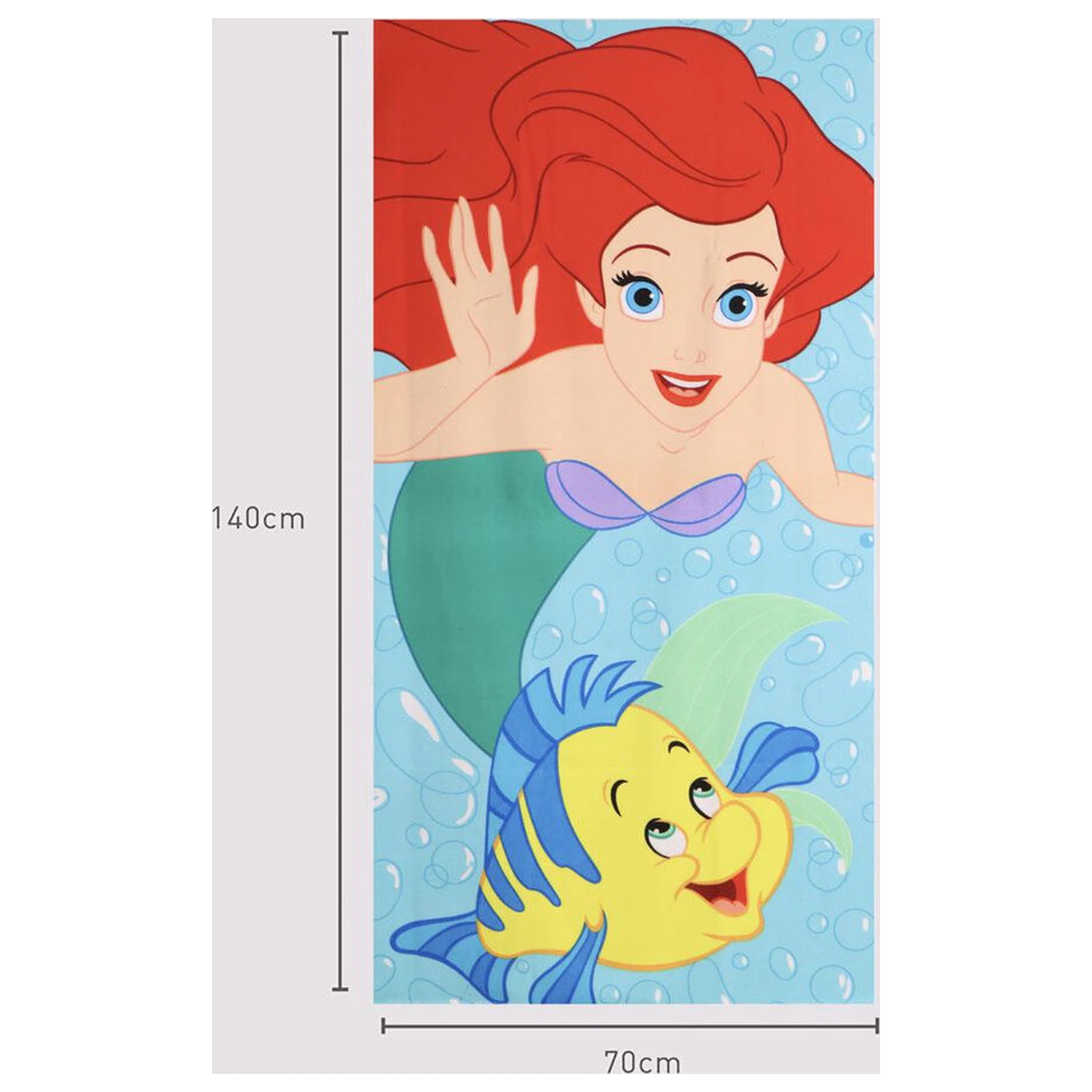 Disney The Little Mermaid Ariel ręcznik plażowy z mikrofibry zdjęcie produktu
