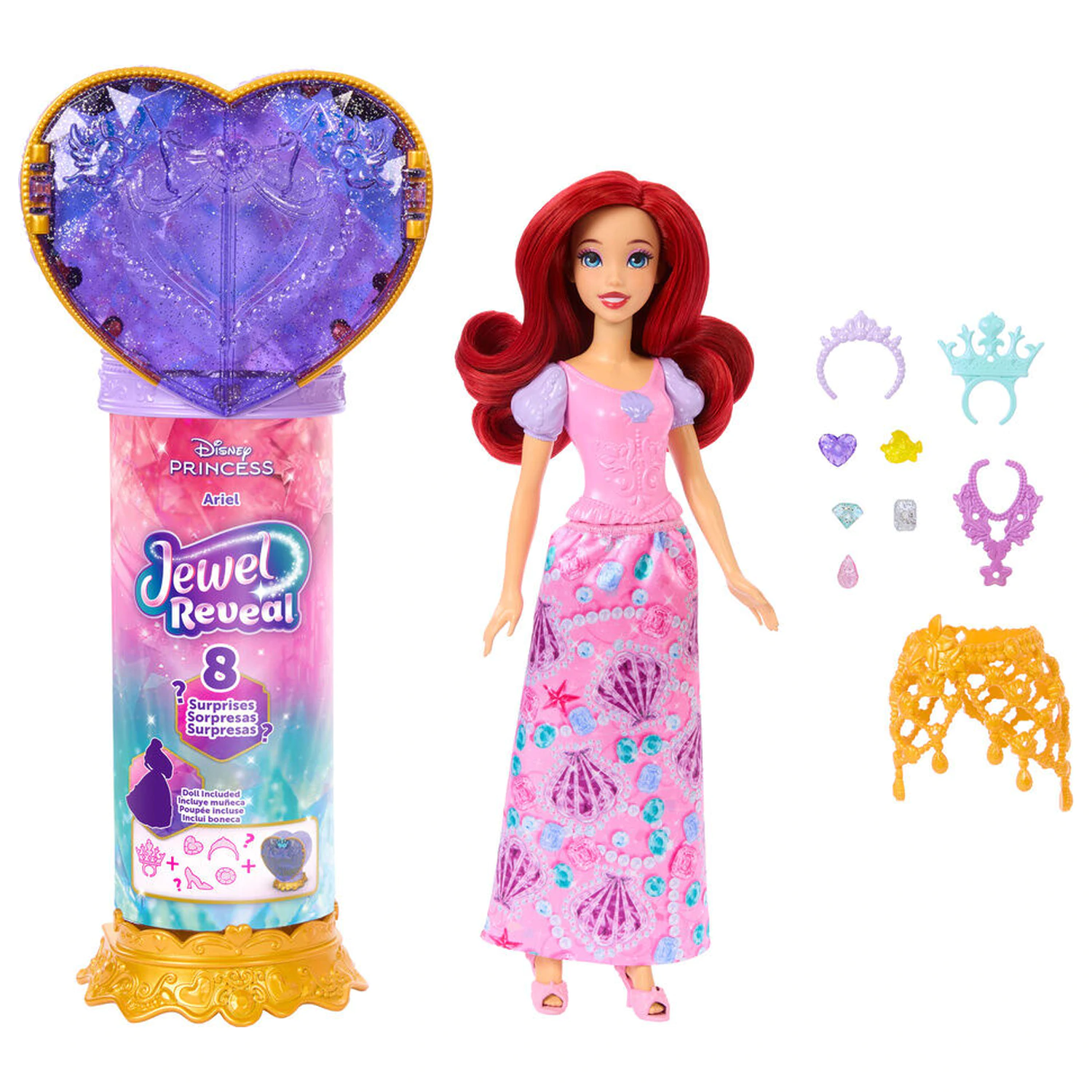 Disney The Little Mermaid Reveal Ariel Lalka zdjęcie produktu