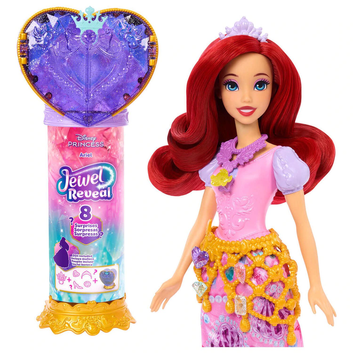 Disney The Little Mermaid Reveal Ariel Lalka zdjęcie produktu