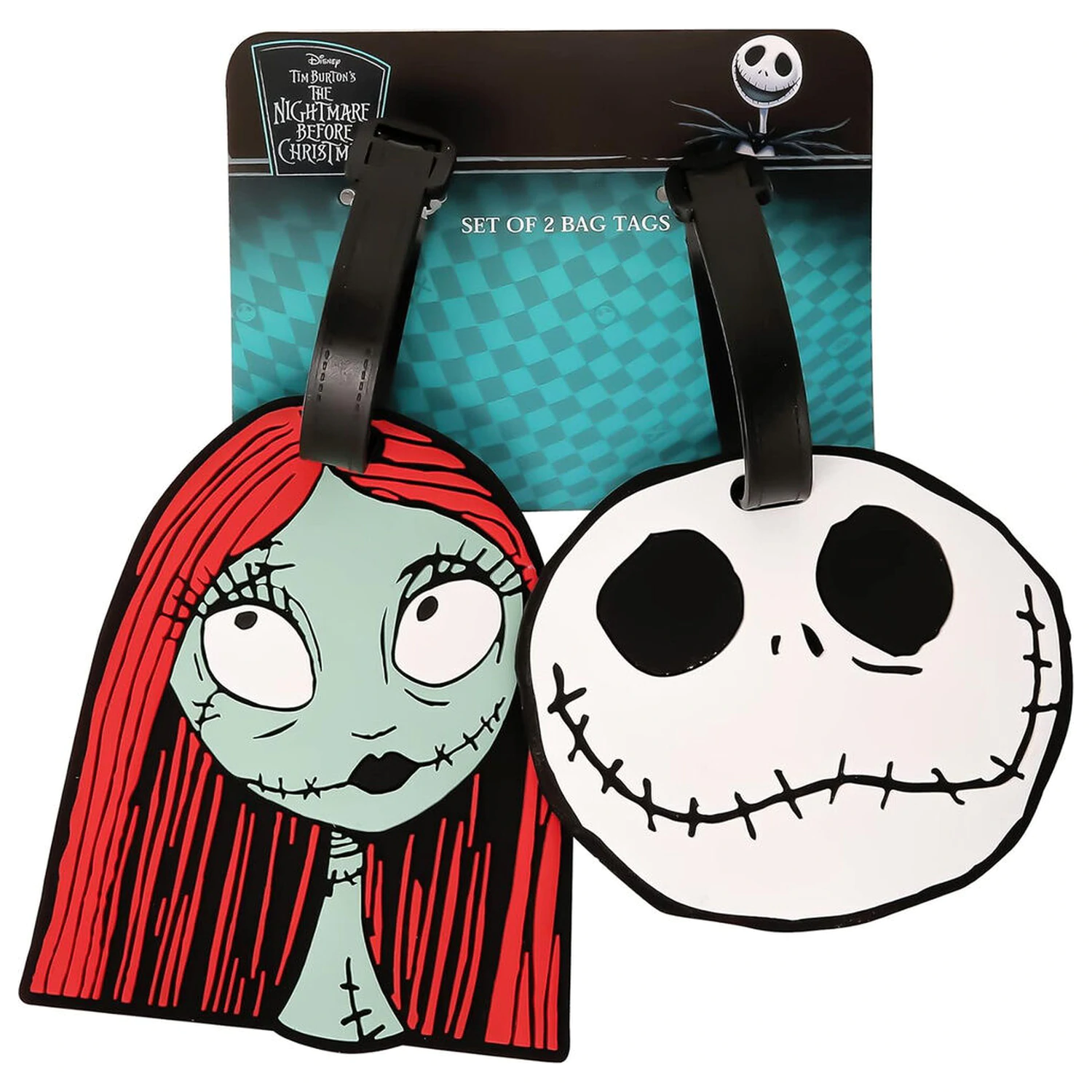 Disney The Nightmare Before Christmas zestaw 2 etykiet bagażowych zdjęcie produktu