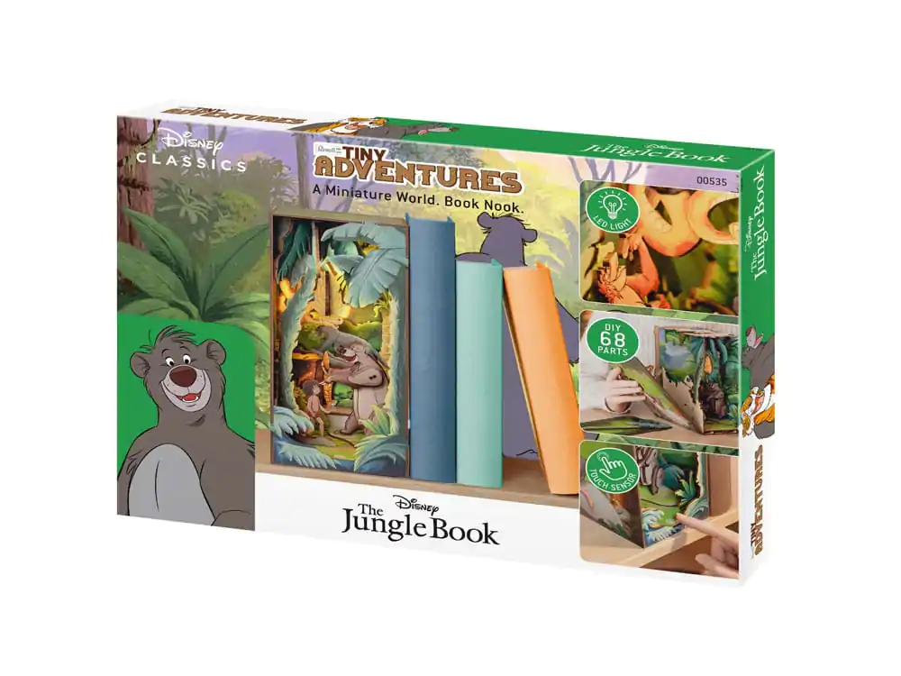 Disney Tiny Adventures Book Nook Mini Diorama Księga Dżungli 23 cm zdjęcie produktu