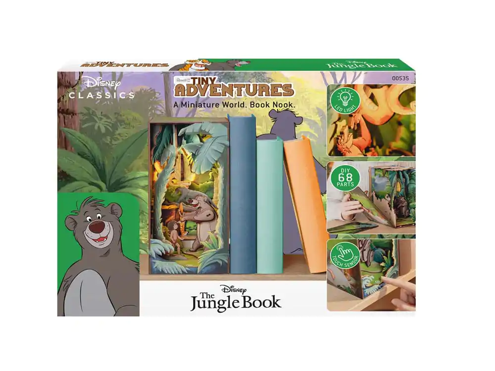 Disney Tiny Adventures Book Nook Mini Diorama Księga Dżungli 23 cm zdjęcie produktu
