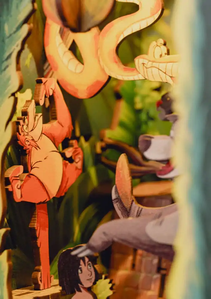 Disney Tiny Adventures Book Nook Mini Diorama Księga Dżungli 23 cm zdjęcie produktu