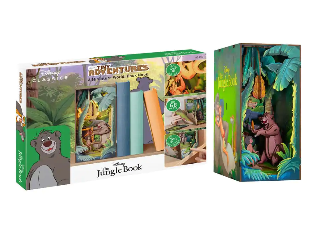Disney Tiny Adventures Book Nook Mini Diorama Księga Dżungli 23 cm zdjęcie produktu