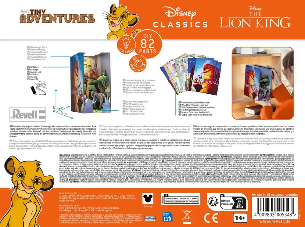 Disney Tiny Adventures Book Nook Mini Diorama Król Lew 23 cm zdjęcie produktu