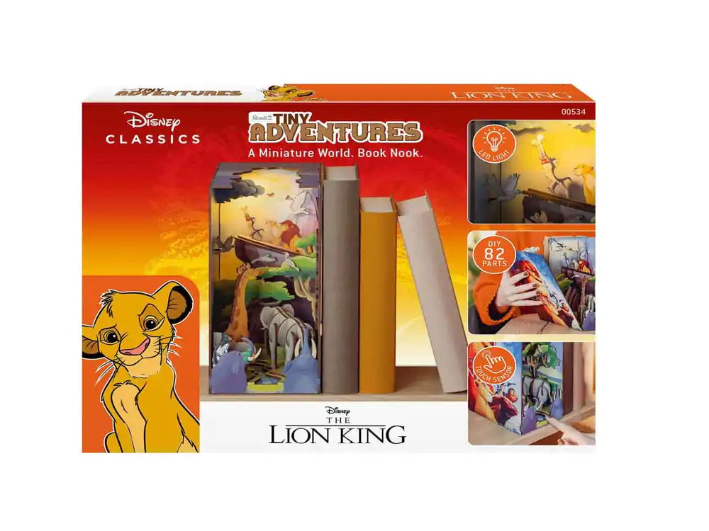 Disney Tiny Adventures Book Nook Mini Diorama Król Lew 23 cm zdjęcie produktu