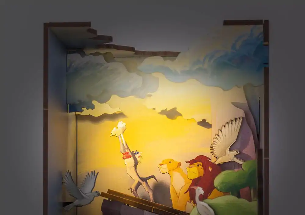 Disney Tiny Adventures Book Nook Mini Diorama Król Lew 23 cm zdjęcie produktu