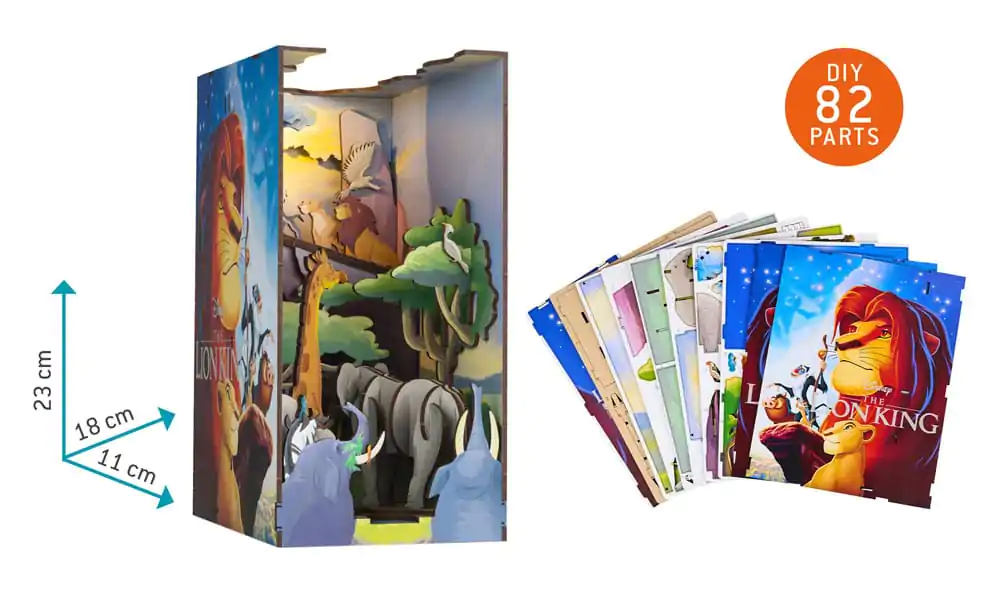 Disney Tiny Adventures Book Nook Mini Diorama Król Lew 23 cm zdjęcie produktu
