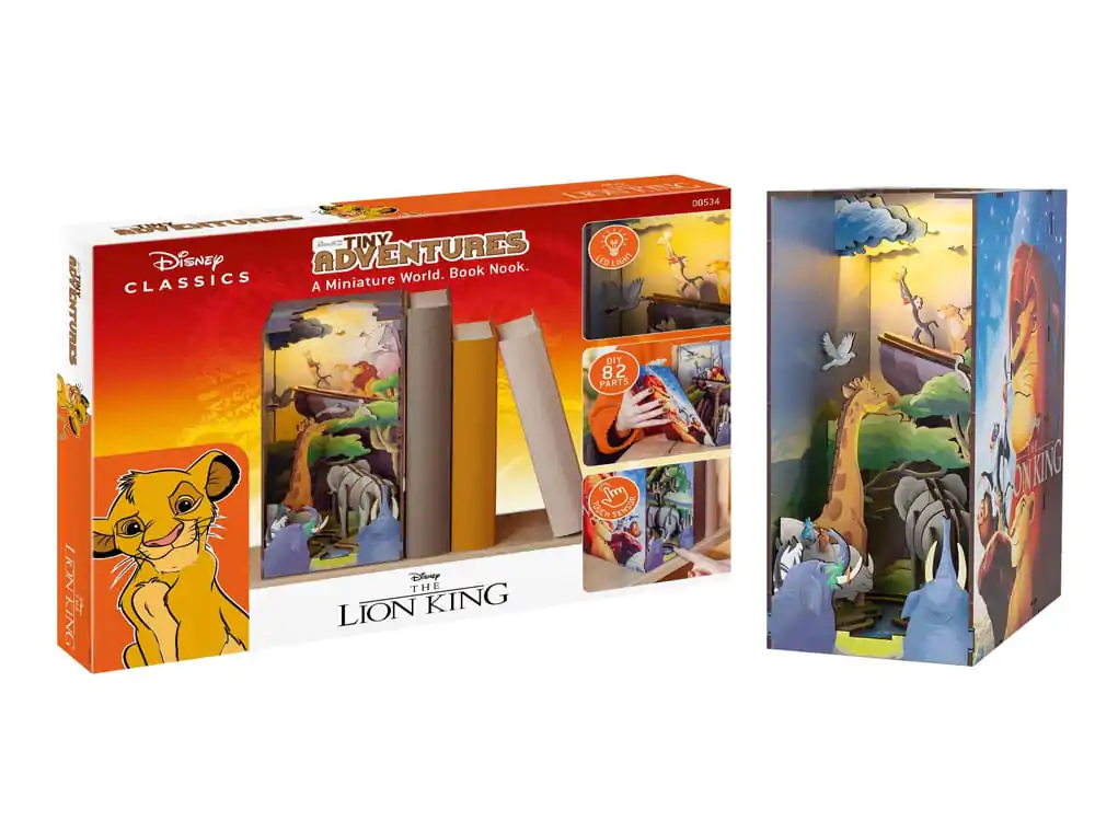 Disney Tiny Adventures Book Nook Mini Diorama Król Lew 23 cm zdjęcie produktu