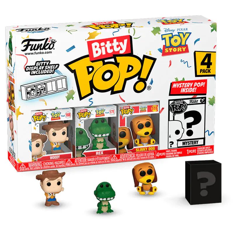 Blister 4 figurki Bitty POP Disney Toy Story Woody zdjęcie produktu