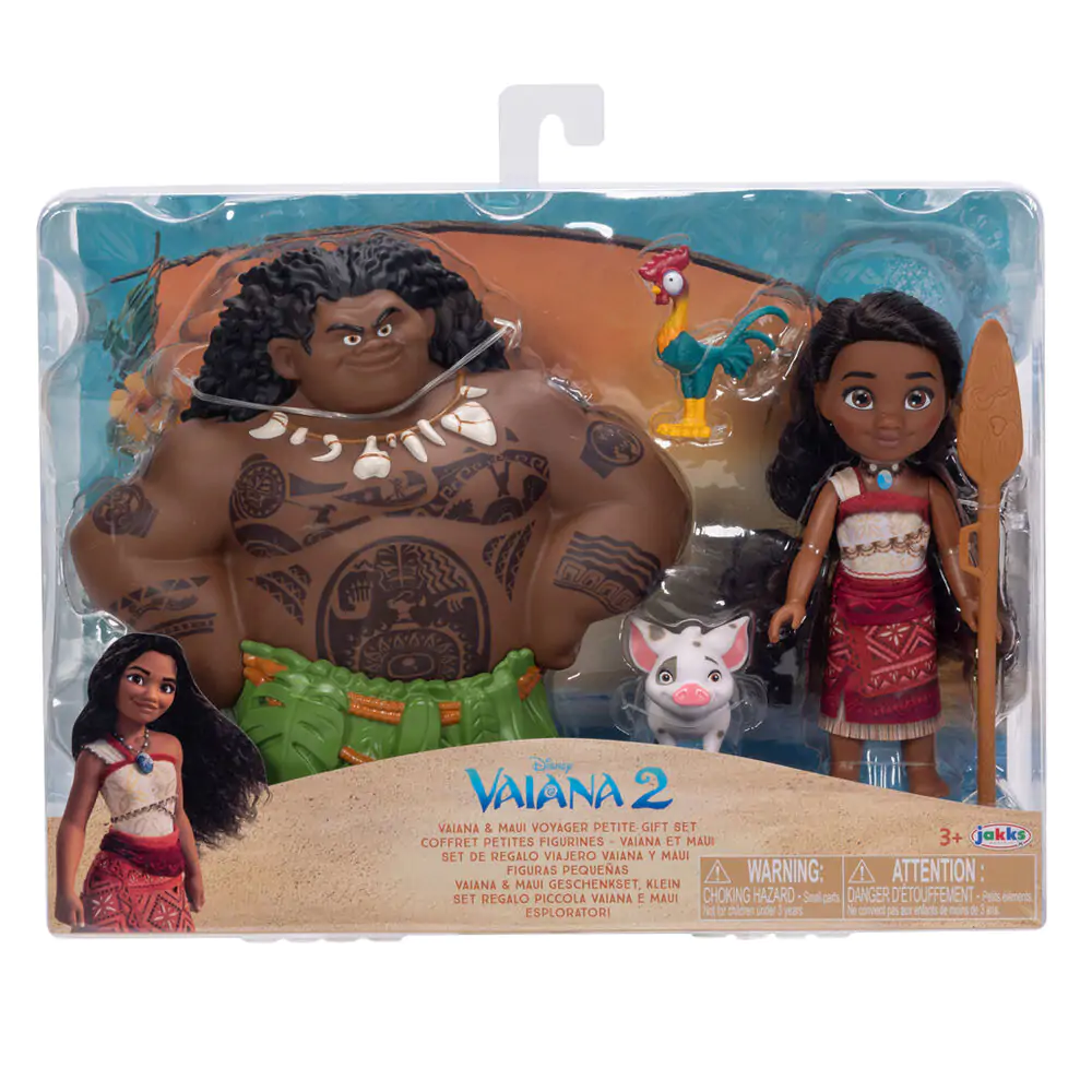 Disney Vaiana Moana 2 Vaiana & Maui lalka 15 cm zdjęcie produktu