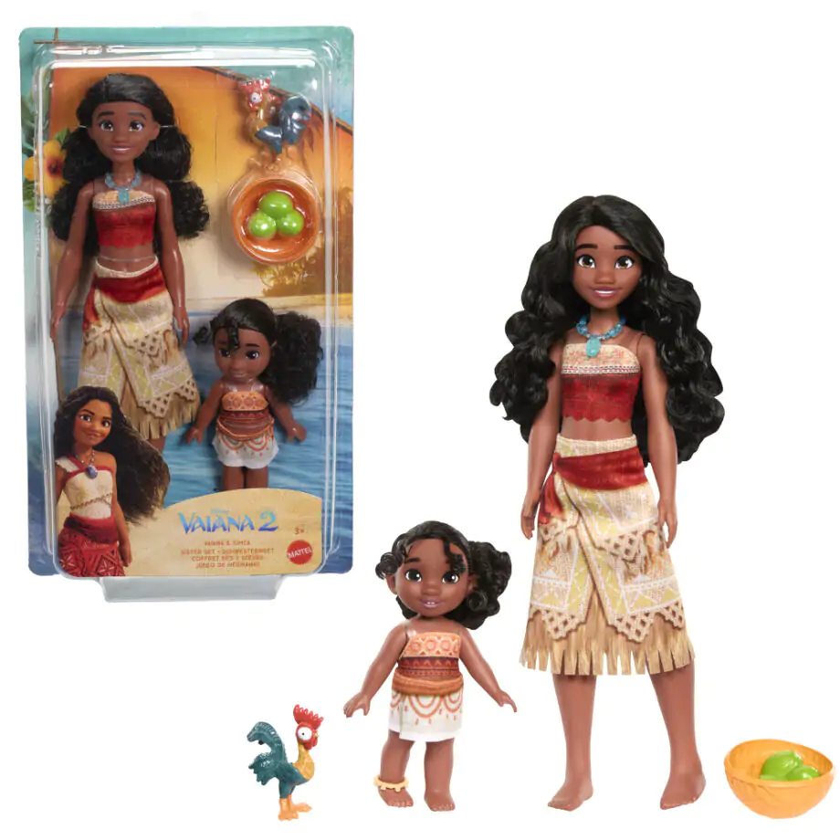 Disney Vaiana Moana 2 Vaiana & Simea blister 2 lalki zdjęcie produktu