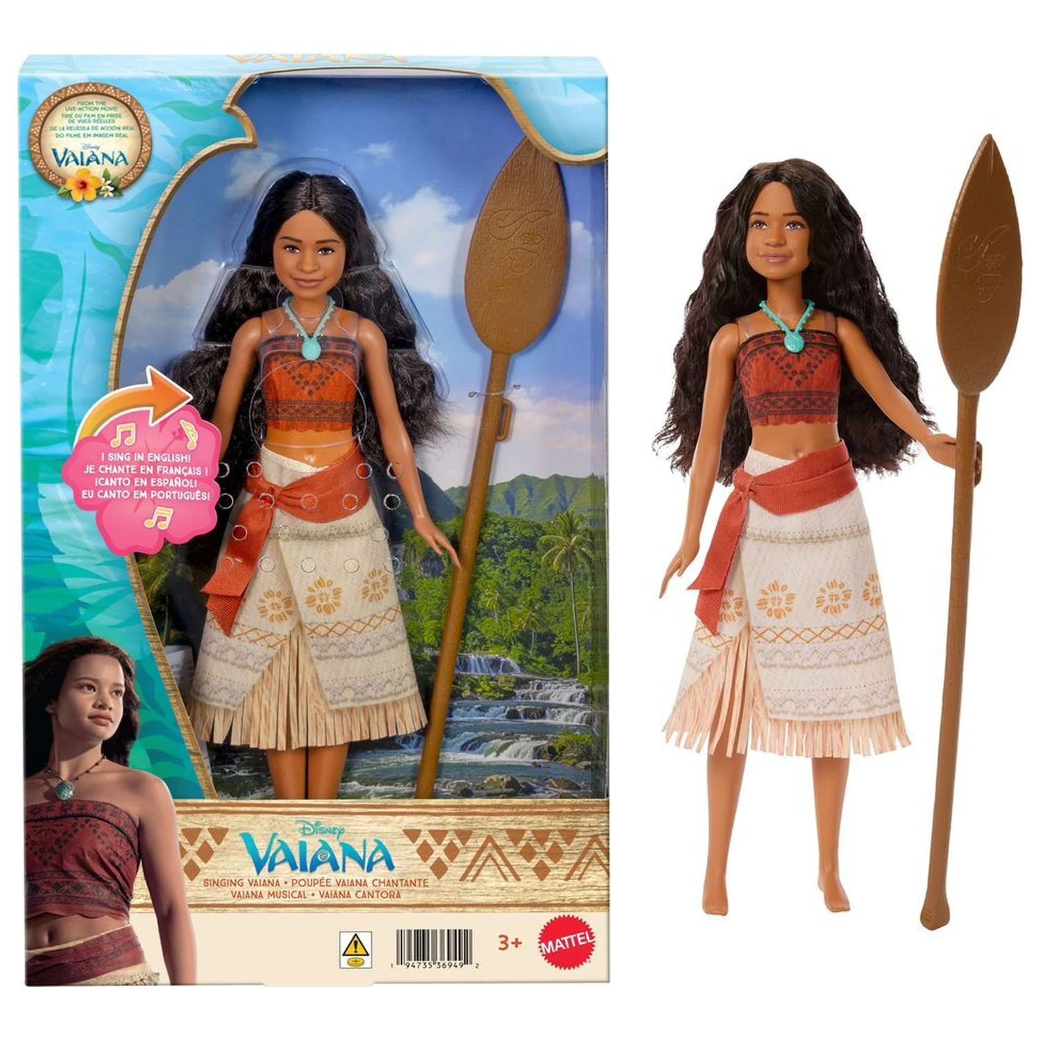 Disney Vaiana Moana śpiewająca lalka zdjęcie produktu