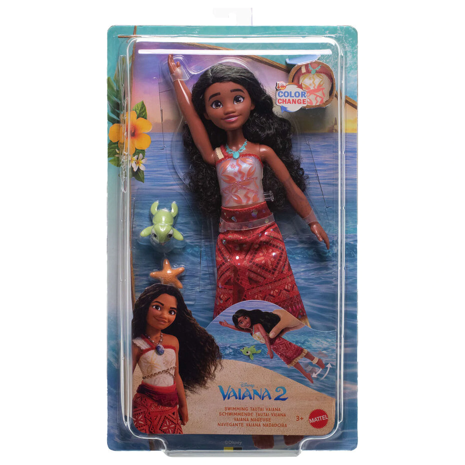 Disney Vaiana Moana Swimming Tautai Vaiana lalka zdjęcie produktu