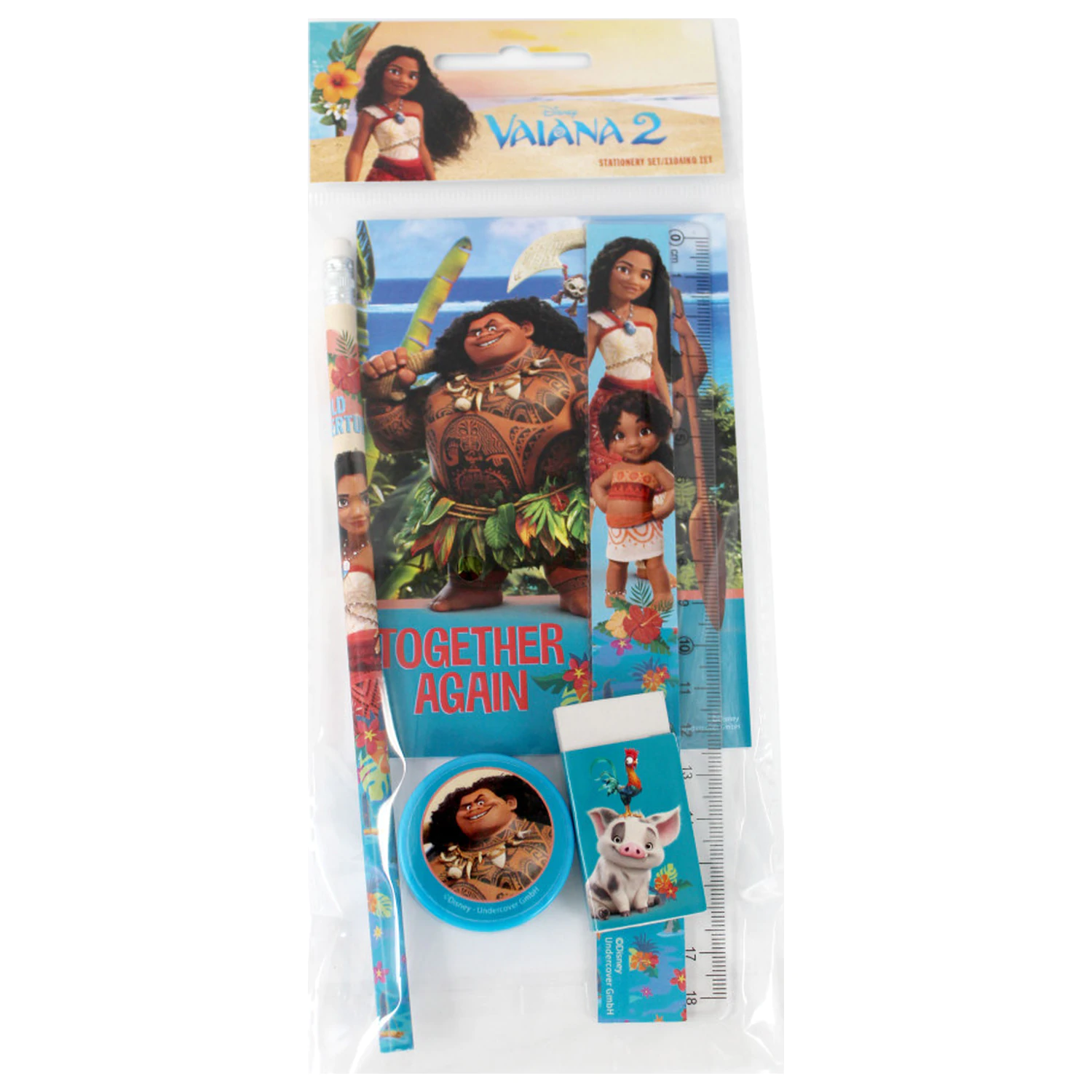 Disney Moana Together Again Zestaw materiałów piśmienniczych 5 sztuk zdjęcie produktu