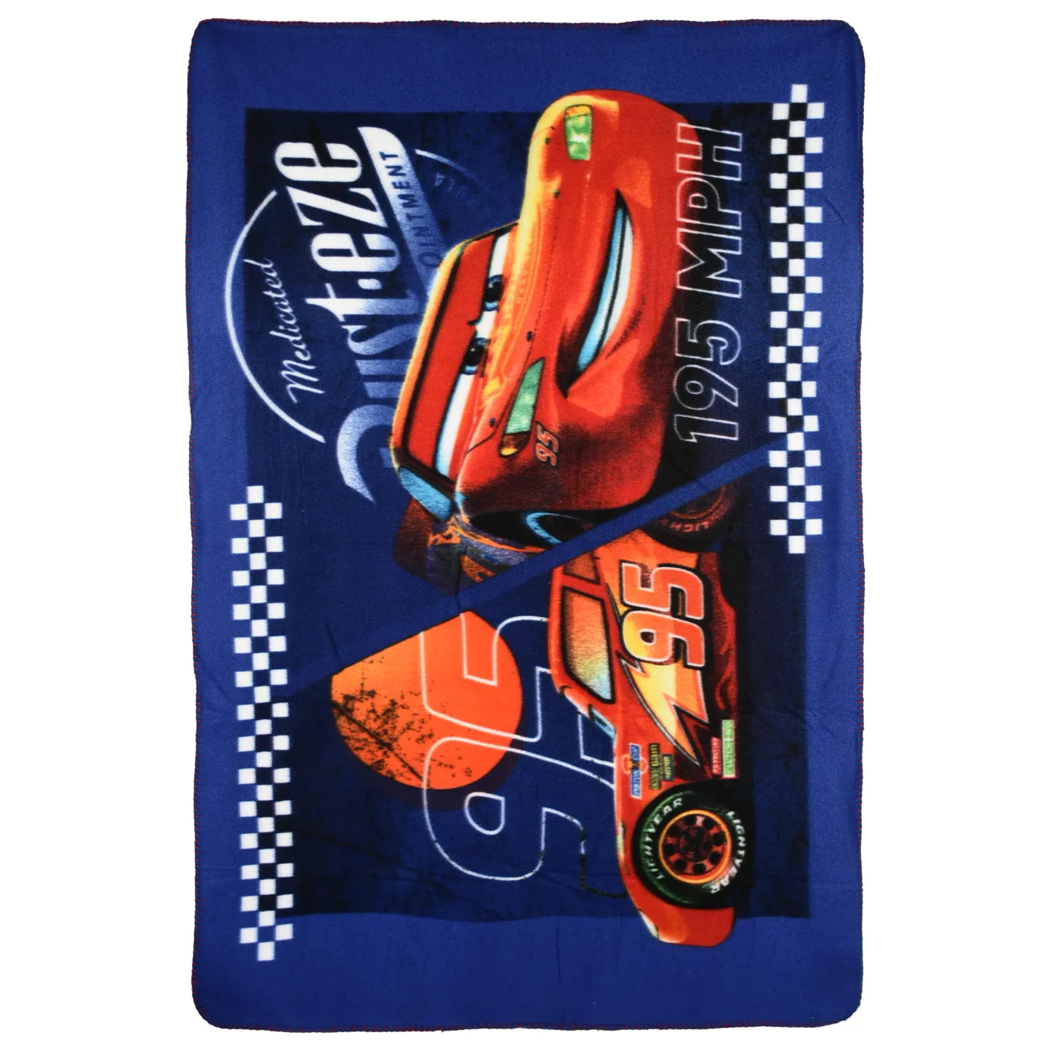 Koc polarowy Disney Cars 195 MPH 100x150 cm zdjęcie produktu