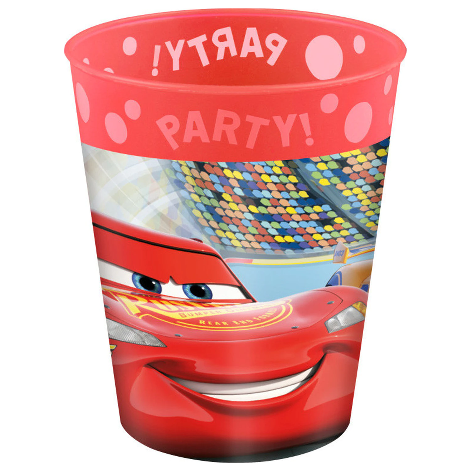 Disney Cars Arena Race Micro Premium Plastic Zestaw kubków, 4 sztuki, 250 ml zdjęcie produktu