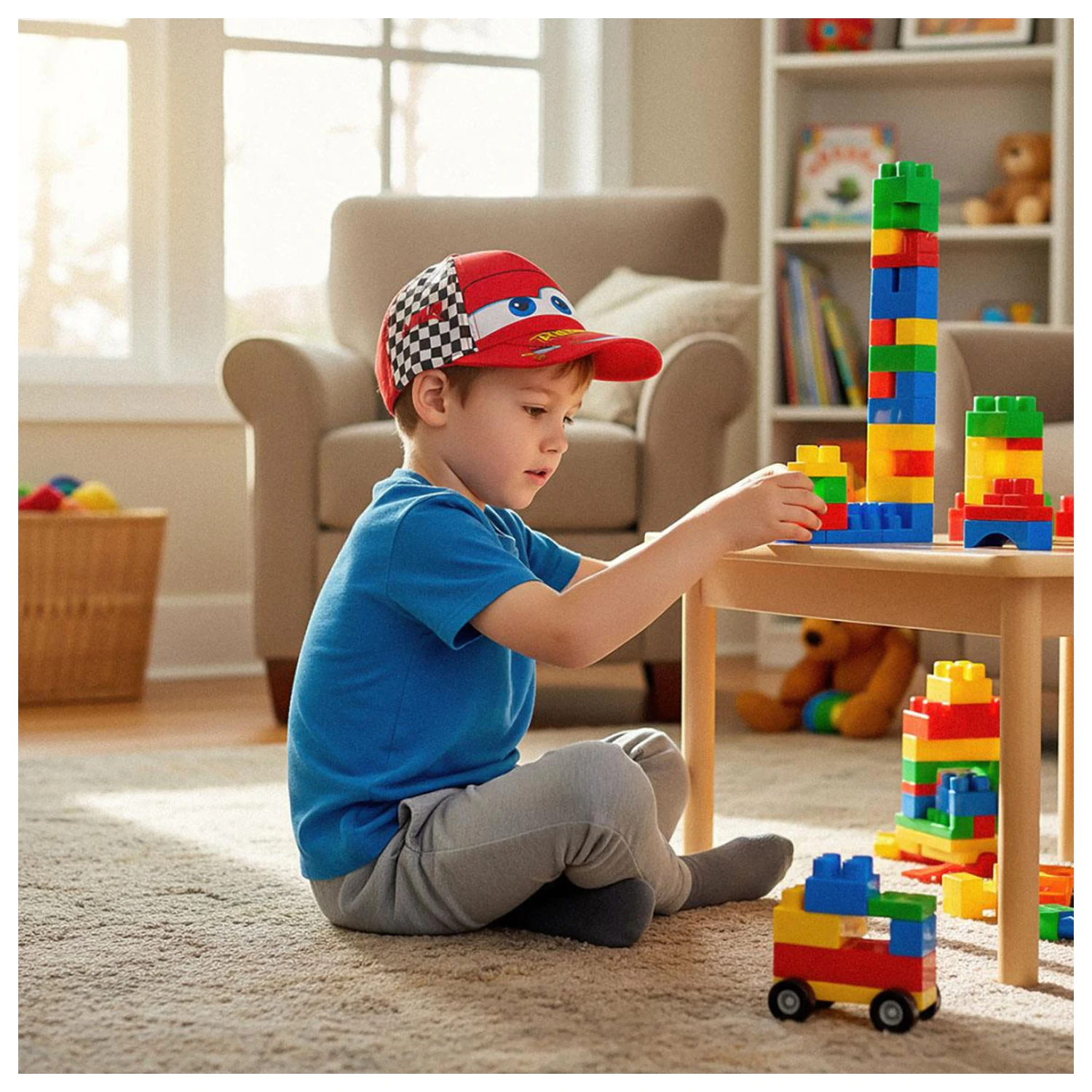 Czapka baseballowa dziecięca Disney Cars Eyes 53 cm zdjęcie produktu