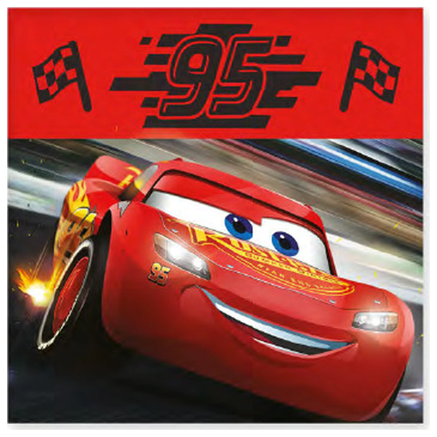 Ręcznik do rąk, twarzy, ręcznik Disney Cars Flag zdjęcie produktu