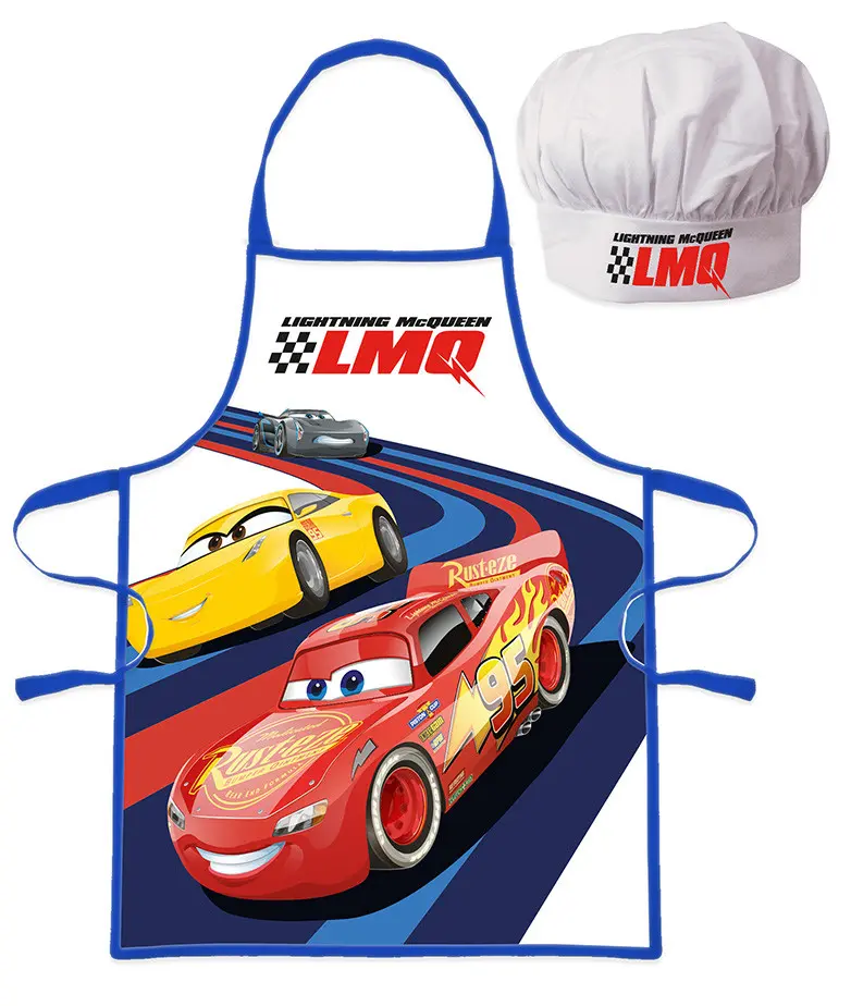 Zestaw dziecięcy fartuszek Disney Cars, 2-częściowy zdjęcie produktu