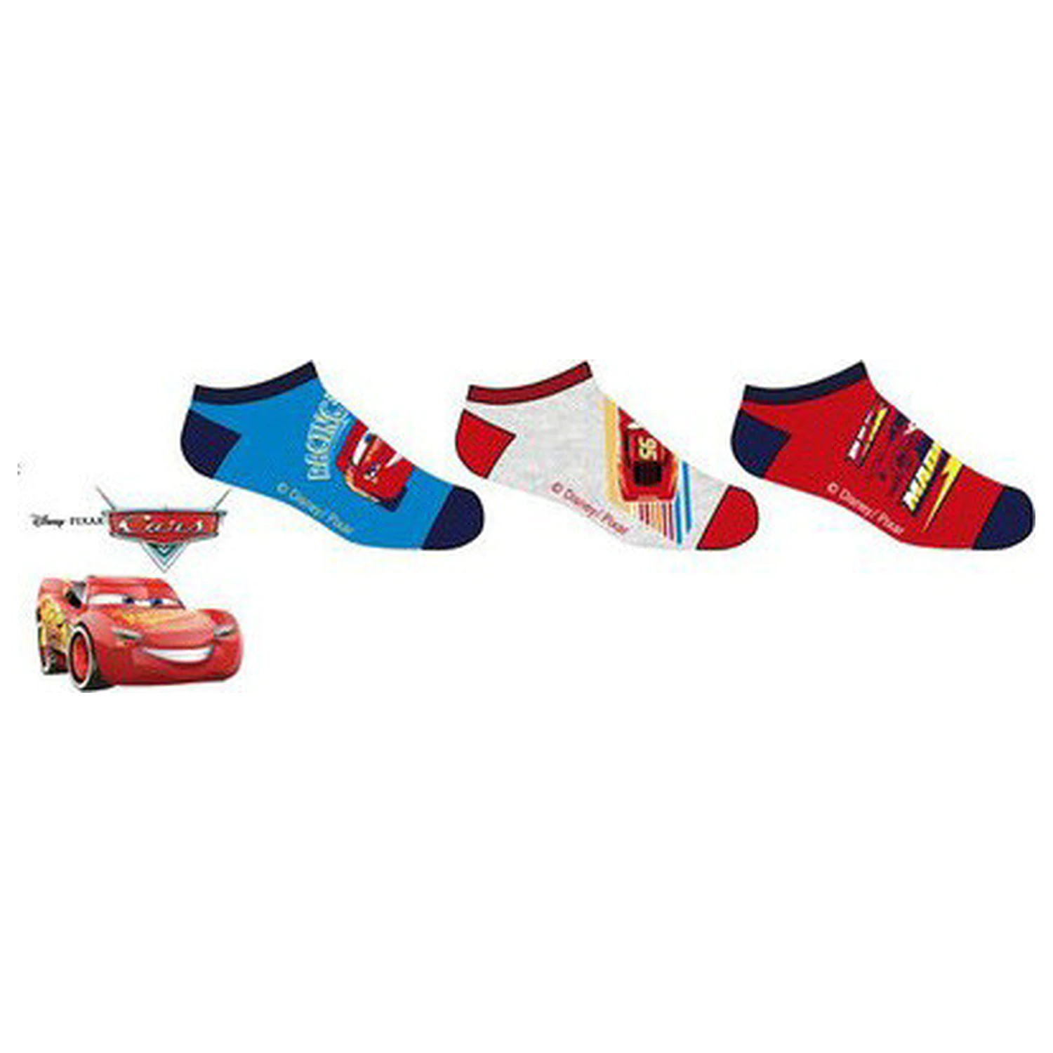 Disney Cars Hero dziecięce tajne skarpety 23/26 zdjęcie produktu
