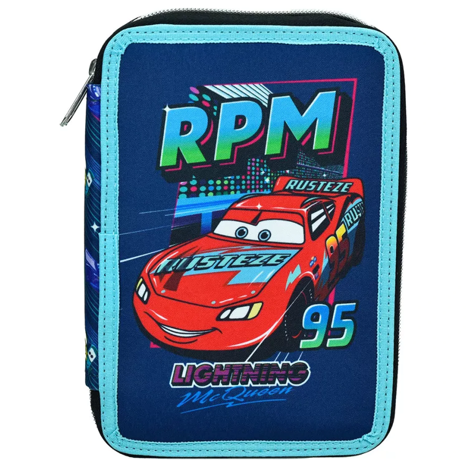 Disney Cars Lightning McQueen dwupiętrowy piórnik z wyposażeniem zdjęcie produktu