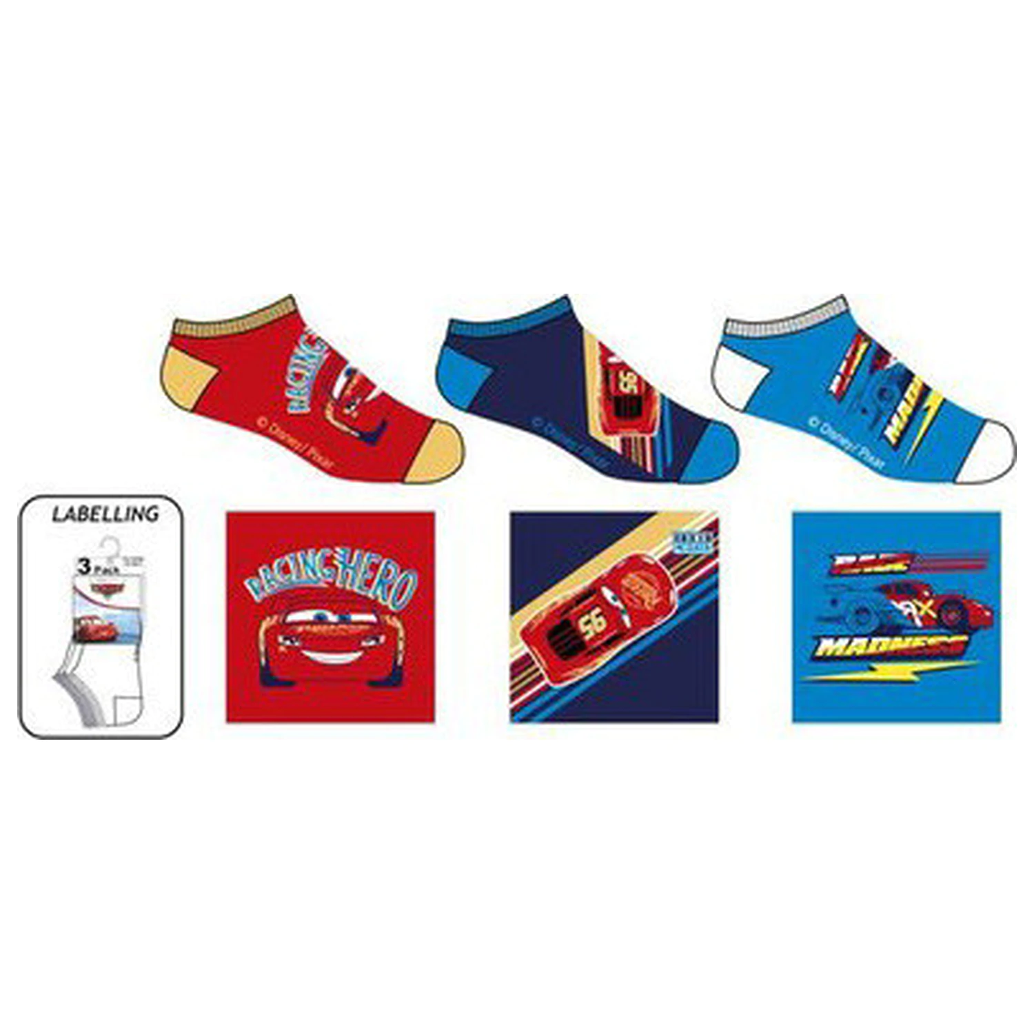 Disney Cars Madness Kids Secret Skarpetki 31/34 zdjęcie produktu