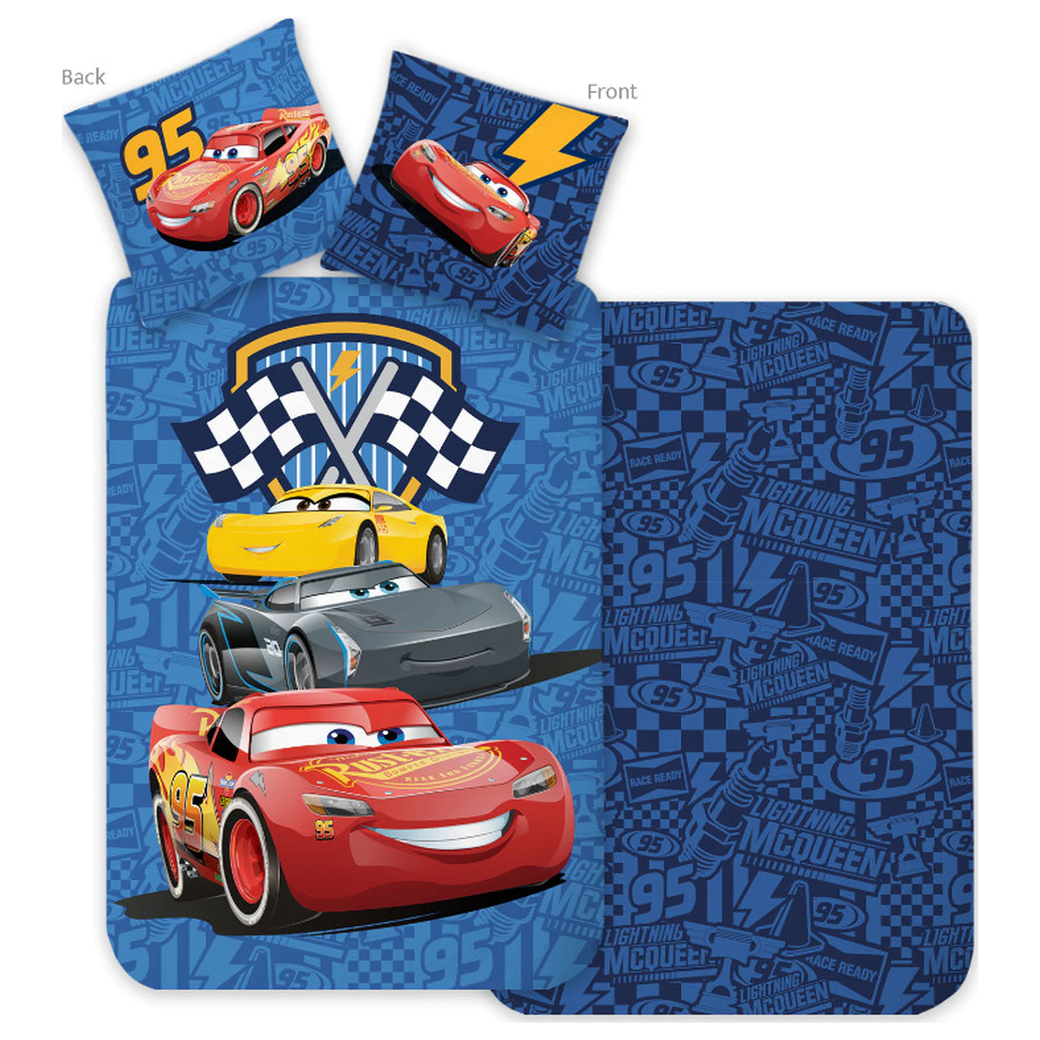 Disney Cars Racing Crew dla Przedszkolaków Poszewka na Kołdrę zdjęcie produktu