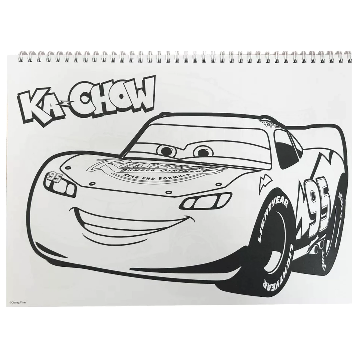 Disney Cars Roaring A/4 Spiralny Szkicownik 40 Arkuszy z Naklejkami zdjęcie produktu