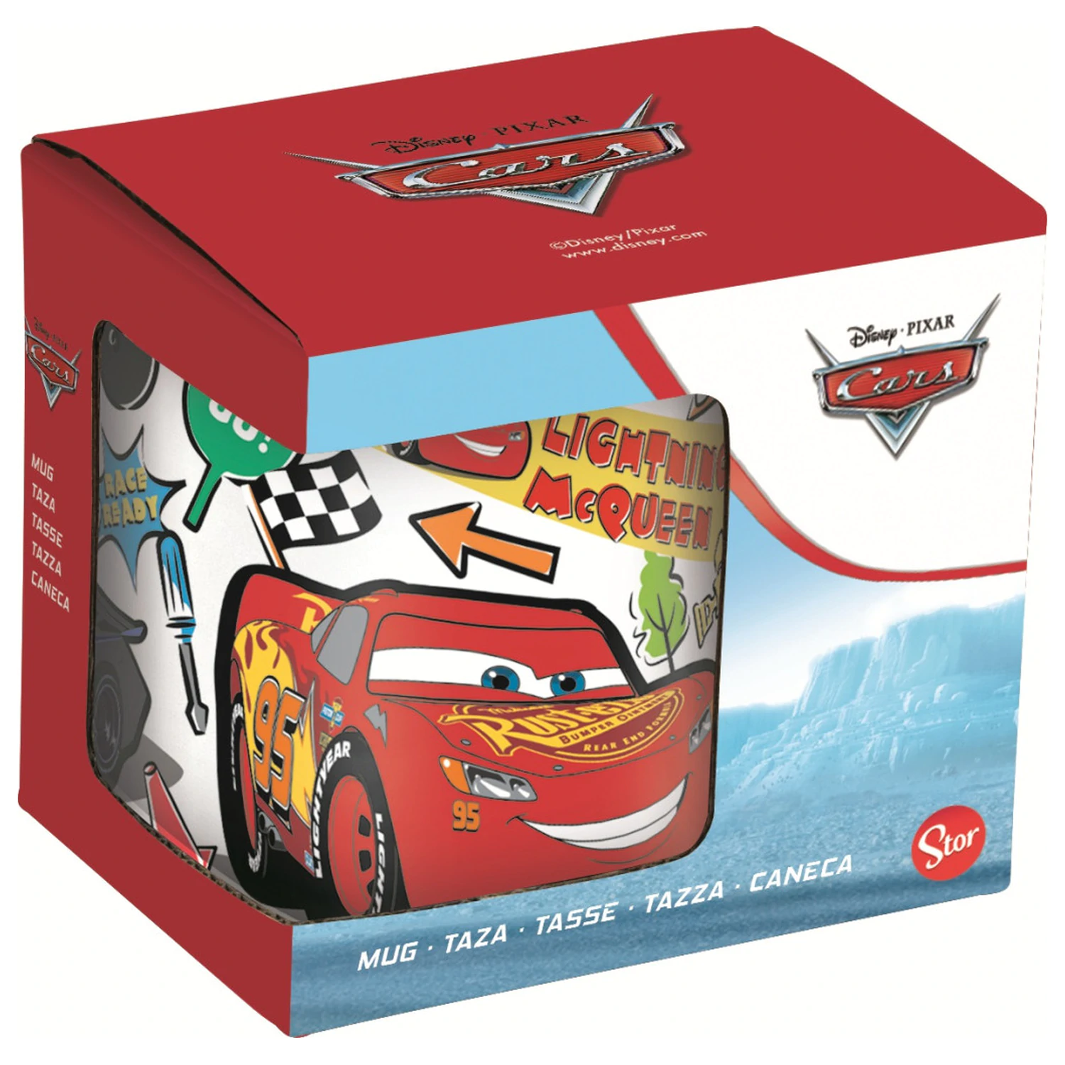 Disney Cars naklejki kubek zdjęcie produktu