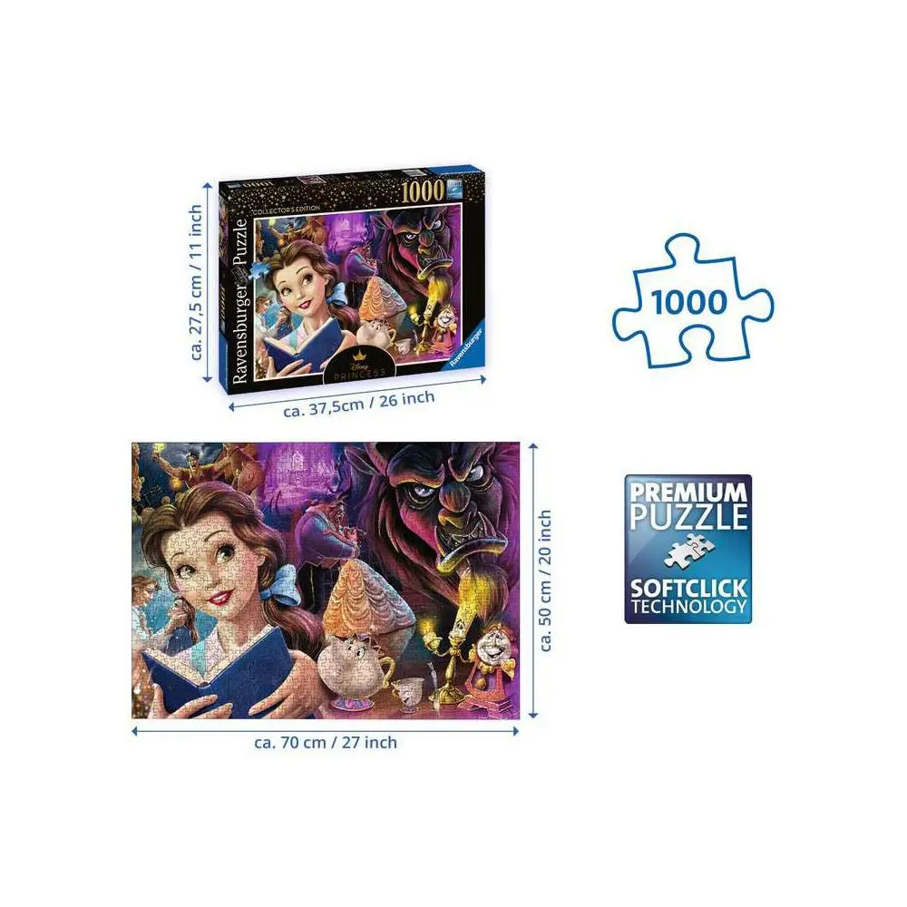 Puzzle Disney Villainous: Piękna i Bestia, Disney Princess (1000 elementów) zdjęcie produktu