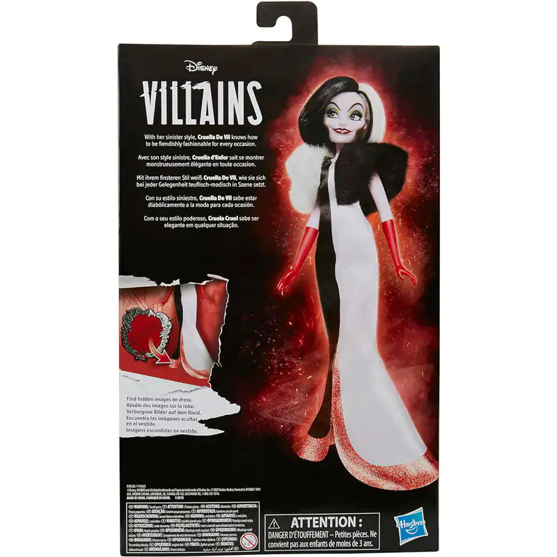 Disney Villains Cruella de Vil lalka 28 cm zdjęcie produktu