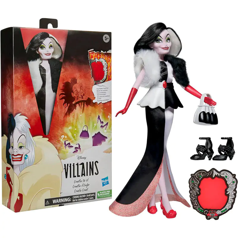 Disney Villains Cruella de Vil lalka 28 cm zdjęcie produktu