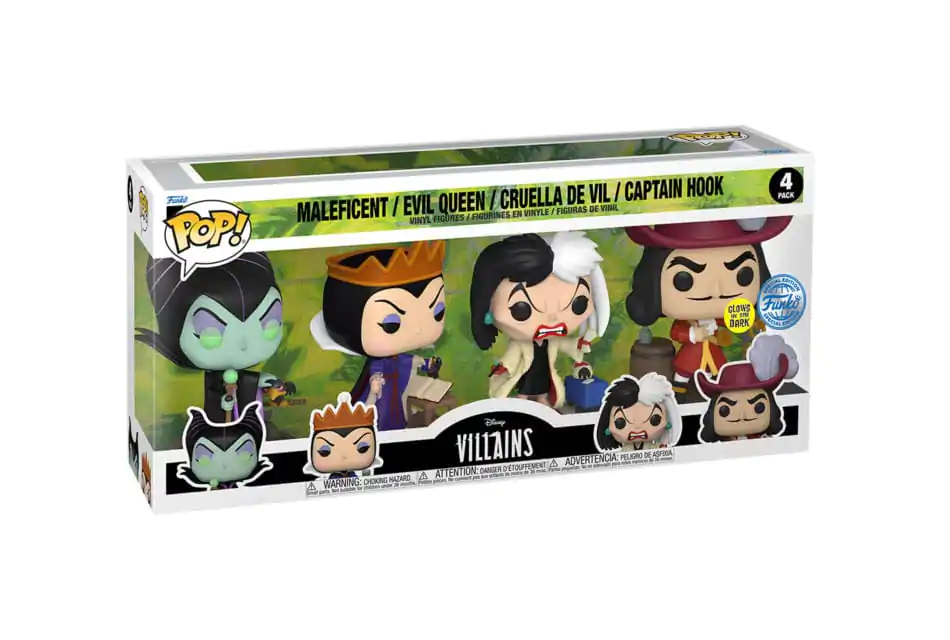 Disney Villains Funko POP! Movies Figurka winylowa 4-Pack Villains (GW)(EMEA) 9 cm zdjęcie produktu