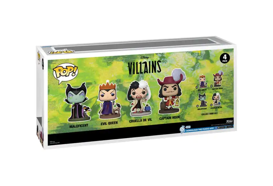 Disney Villains Funko POP! Movies Figurka winylowa 4-Pack Villains (GW)(EMEA) 9 cm zdjęcie produktu