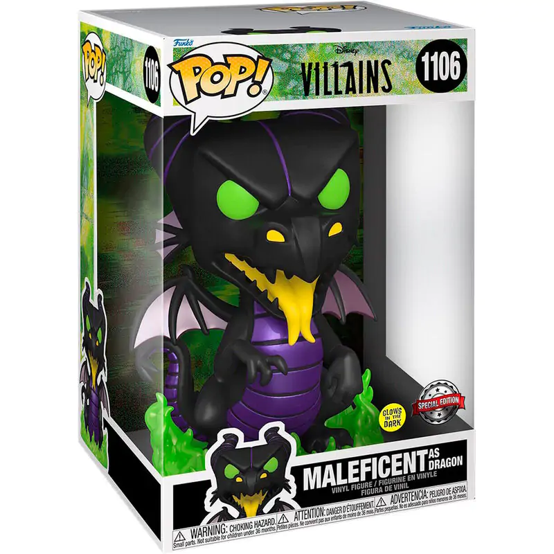 Disney Villains Super Sized Jumbo POP! Figurka winylowa Maleficent jako Smok 25 cm zdjęcie produktu