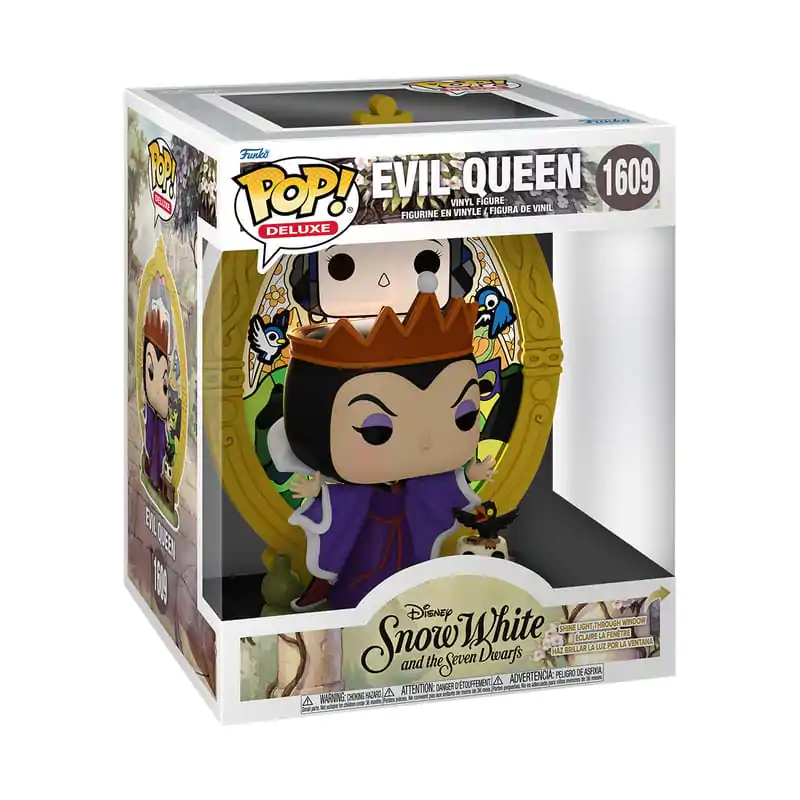 Figurka winylowa Funko POP! Deluxe Disney Villains Zła Królowa (Ze szkła) 9 cm zdjęcie produktu