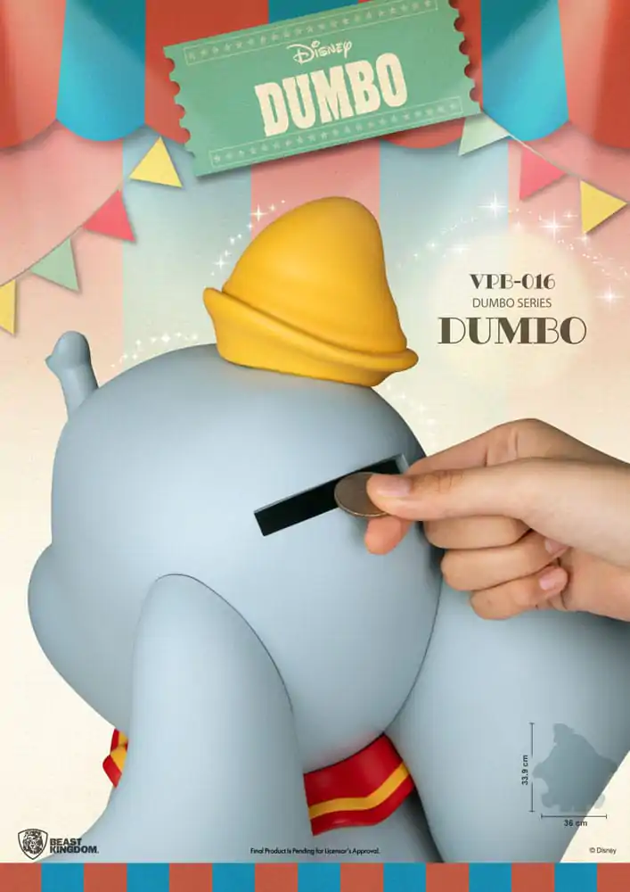 Disney Piggy Vinyl Bank Funkcjonalny Dumbo 34 cm zdjęcie produktu