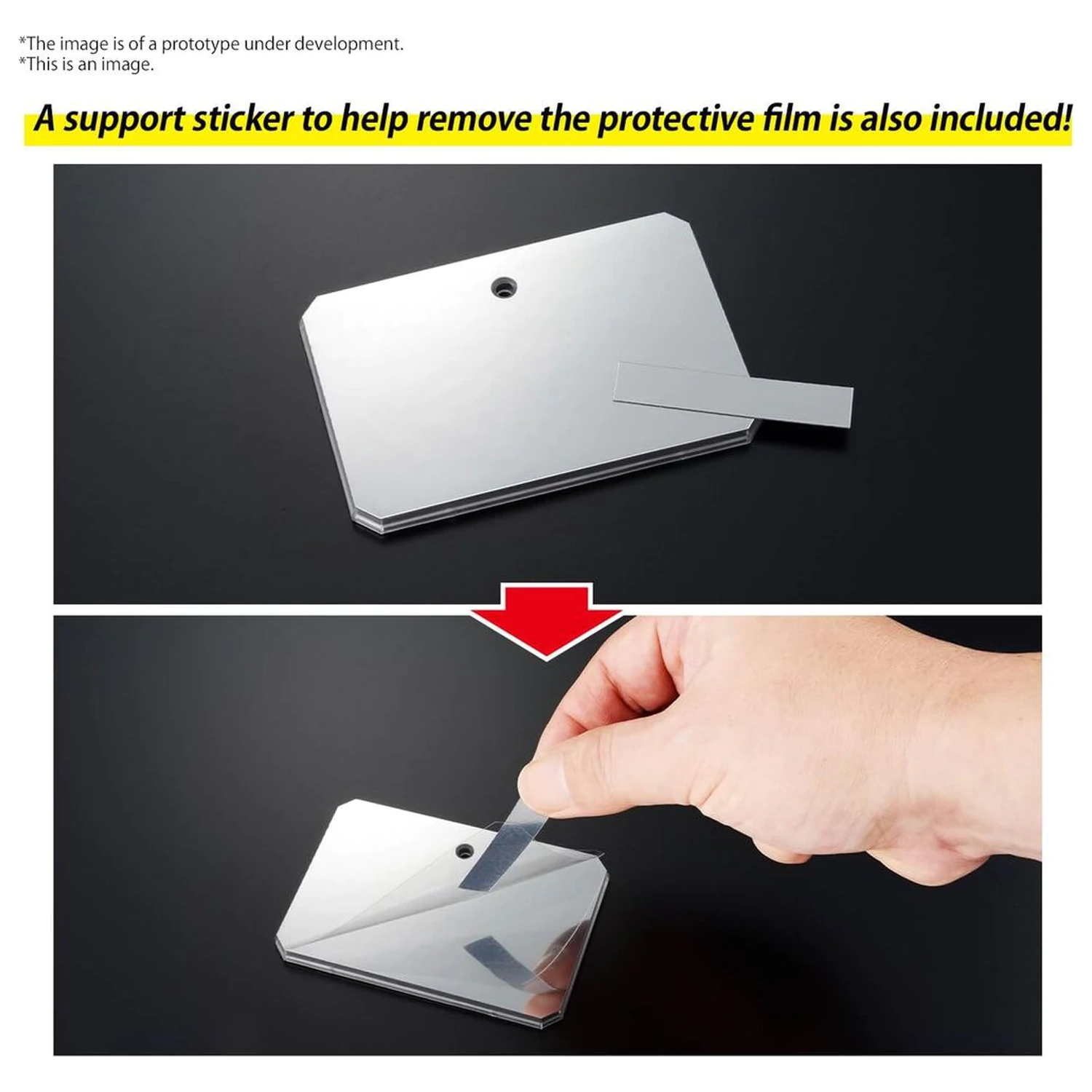 Stojak ekspozycyjny Action Base 6 przezroczysty z naklejkami lustrzanymi zdjęcie produktu