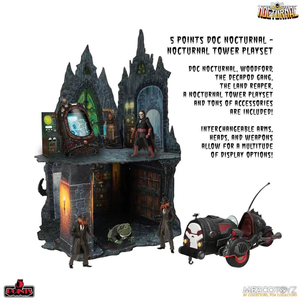 Doc Nocturnal 5 Points Figurki Akcji Nocturnal Tower Playset 9 cm zdjęcie produktu