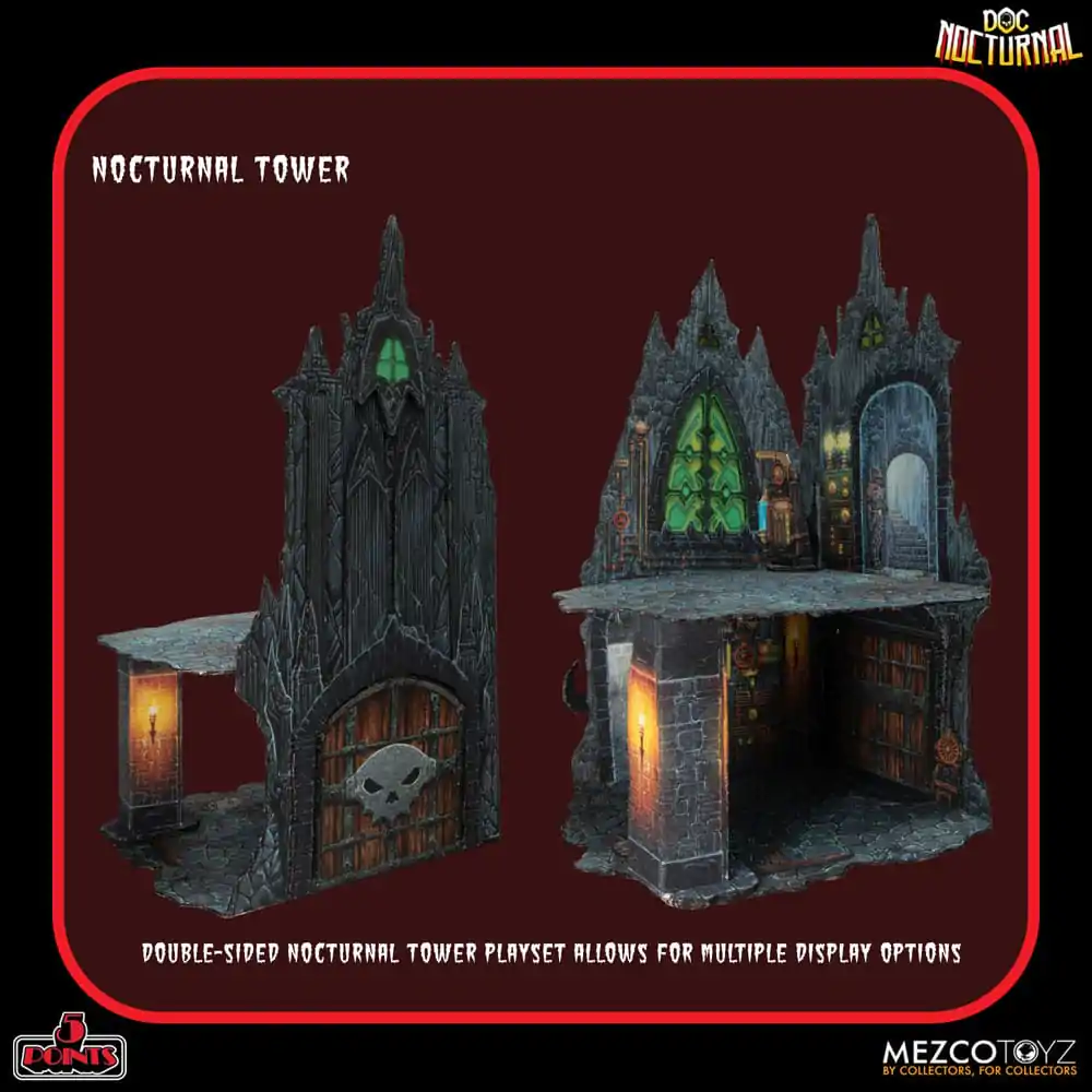 Doc Nocturnal 5 Points Figurki Akcji Nocturnal Tower Playset 9 cm zdjęcie produktu