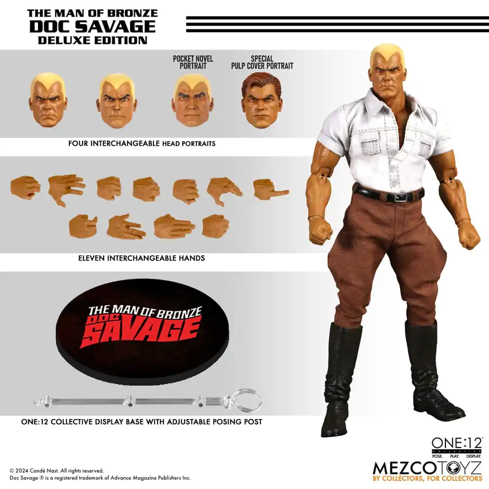 Figurka Akcji Doc Savage 1/12 Doc Savage Deluxe Edition 18 cm zdjęcie produktu