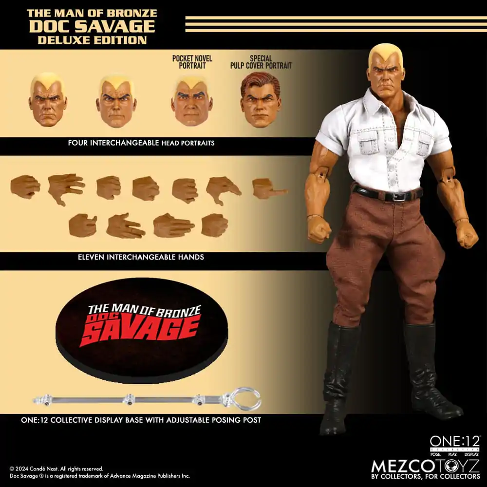 Figurka Akcji Doc Savage 1/12 Doc Savage Deluxe Edition 18 cm zdjęcie produktu