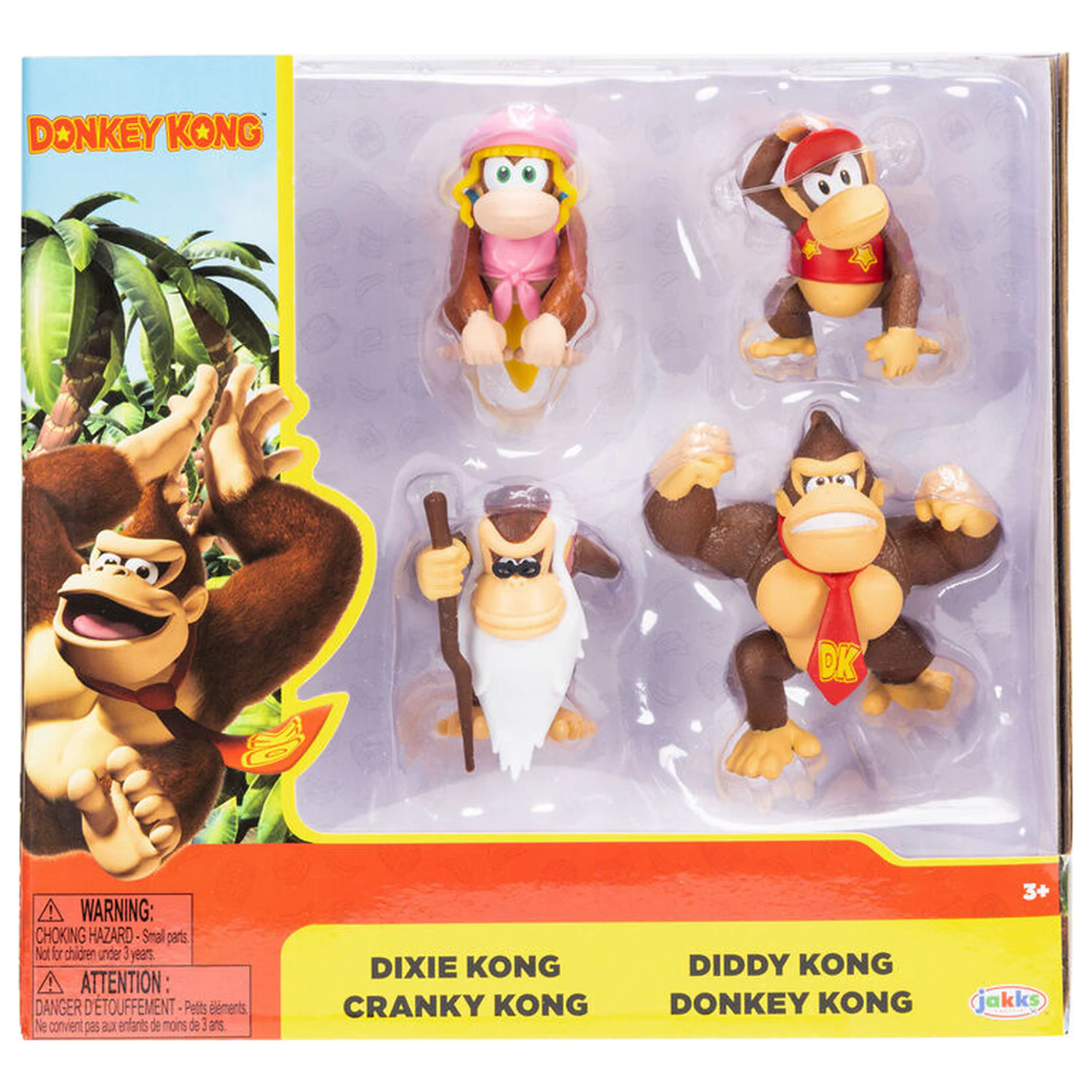 Donkey Kong zestaw 4 figurek 6cm zdjęcie produktu