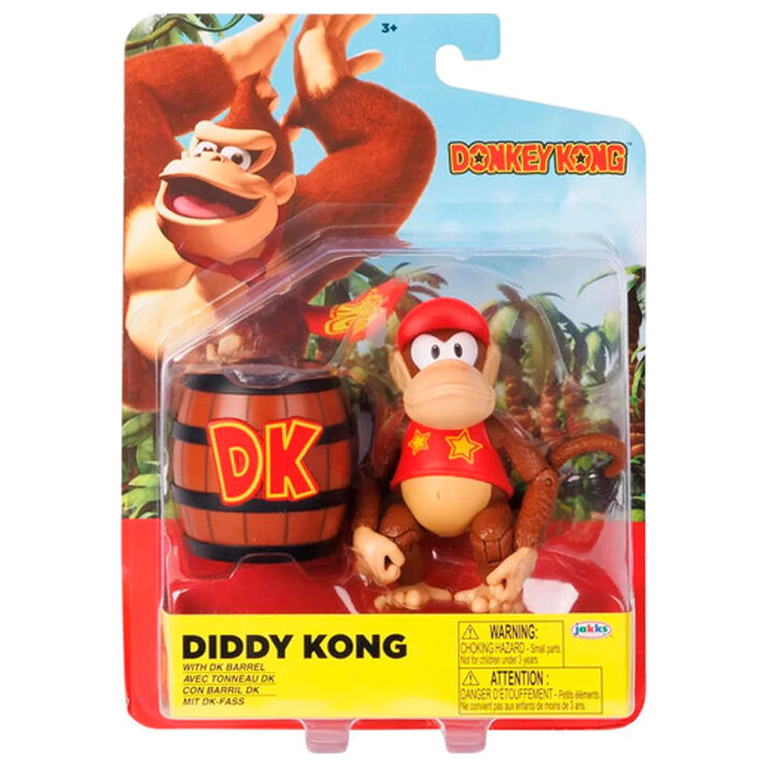 Donkey Kong Diddy Kong figurka 10cm zdjęcie produktu