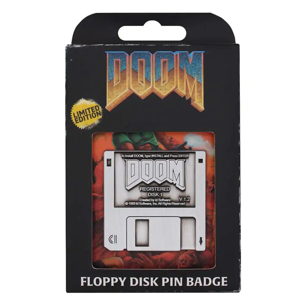 Przypinka Doom Floppy Disk Limited Edition zdjęcie produktu